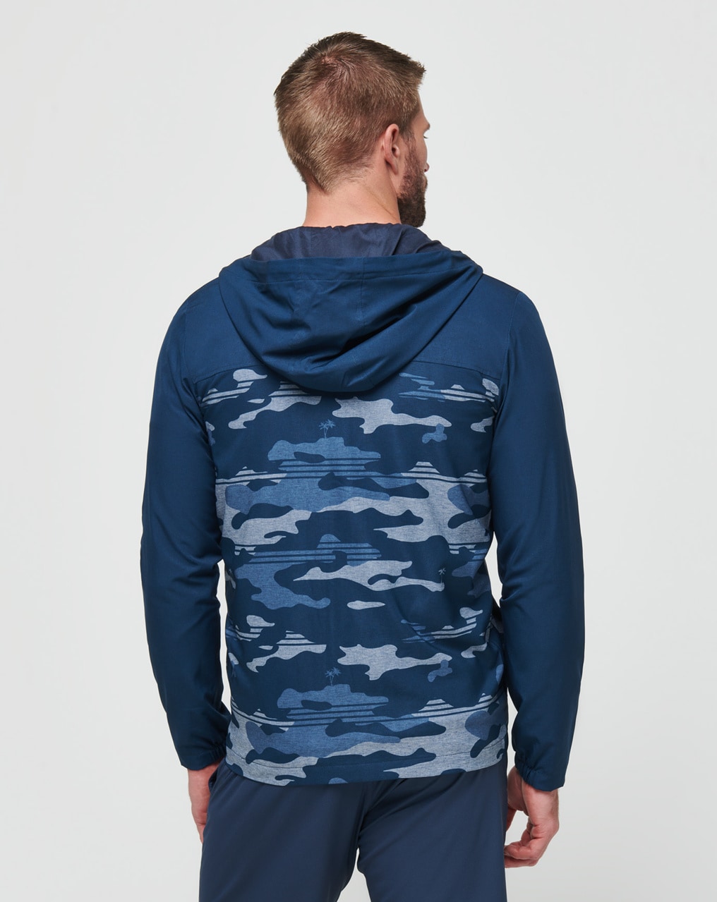 Blue sale camouflage hoodie