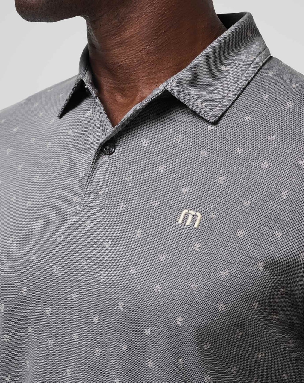 Travis Mathew Grey Polo Callaway sold Master Staff - NEW - Medium