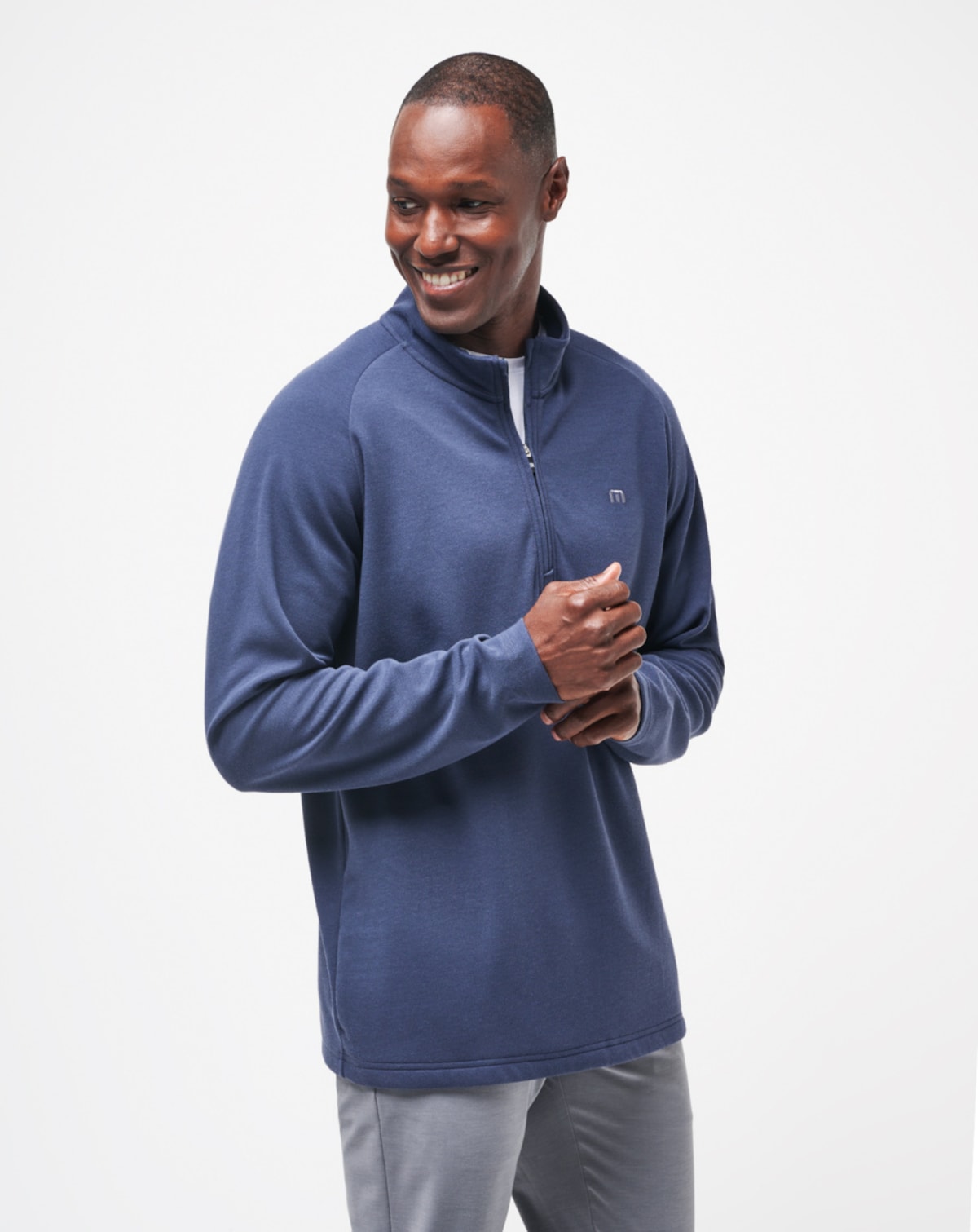 Upgraded Quarter Zip - Side View