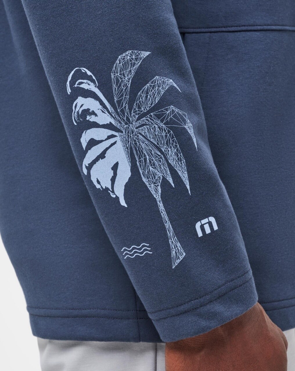 UPGRADED PALM HOODIE QUARTER ZIP | TravisMathew