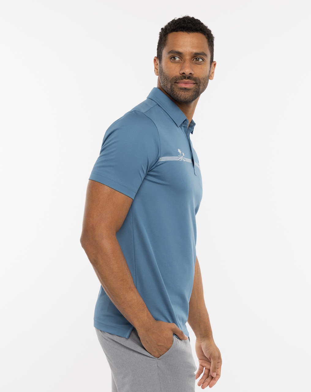 Sun Rays No Logo | TravisMathew - Q. Contrary Golf Polo S / Green