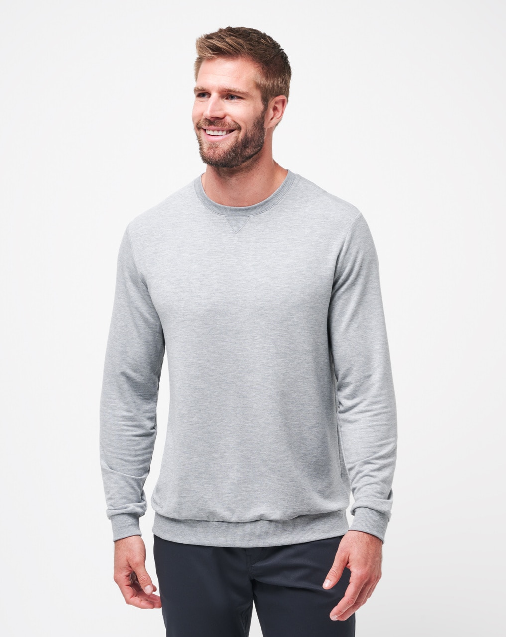 Light grey hot sale crew neck