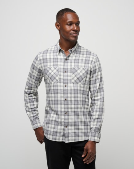 CLOUD FLANNEL PLAID BUTTON-UP Image Thumbnail 1