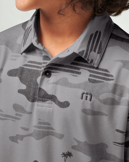 HEATER CAMO YOUTH POLO Image Thumbnail 4