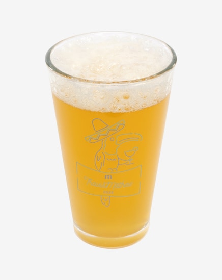 SLICE OF LIME PINT GLASS Image Thumbnail 3