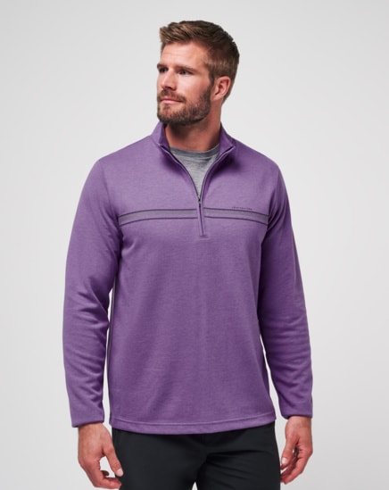 UPGRADED CHEST STRIPE QUARTER ZIP Image Thumbnail 1