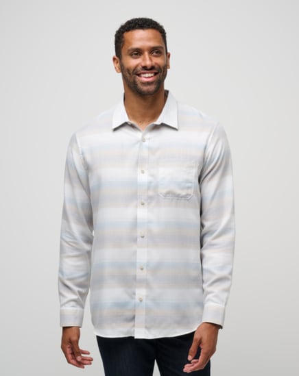 CLOUD FLANNEL STRIPE BUTTON-UP Image Thumbnail 1