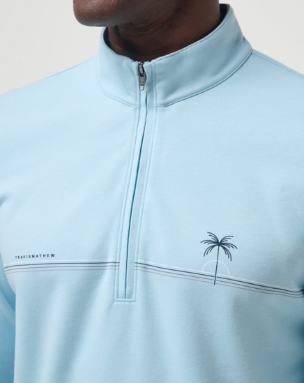 UPGRADED CHEST STRIPE QUARTER ZIP Image Thumbnail 3