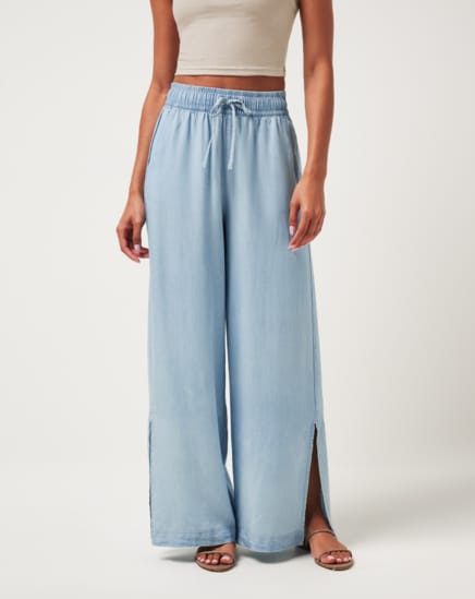 CHAMBRAY PANT Image Thumbnail 0