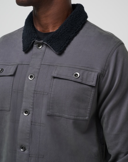 CLOUD DENIM SHERPA JACKET Image Thumbnail 4