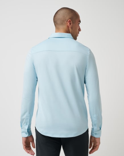 FEATHERWEIGHT LONG SLEEVE POLO Image Thumbnail 3