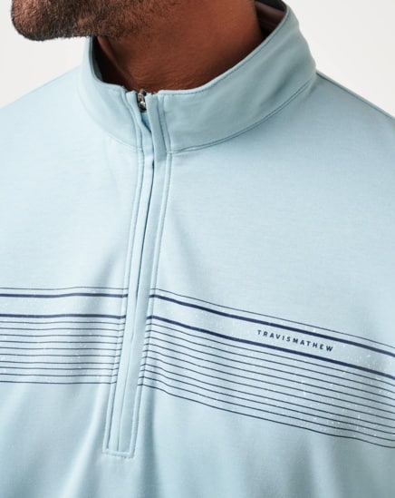 UPGRADED CHEST STRIPE QUARTER ZIP Image Thumbnail 4