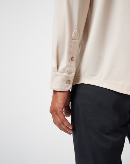 FEATHERWEIGHT LONG SLEEVE POLO Image Thumbnail 5