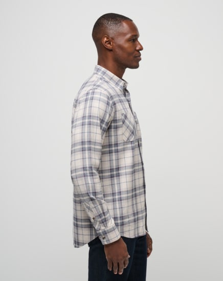 CLOUD FLANNEL PLAID BUTTON-UP Image Thumbnail 2