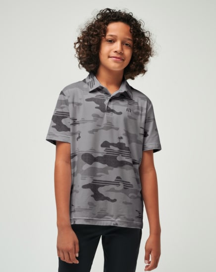 HEATER CAMO YOUTH POLO Image Thumbnail 1