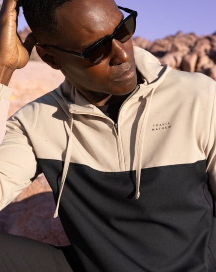 ROCKY SHORE QUARTER ZIP HOODIE Image Thumbnail 2