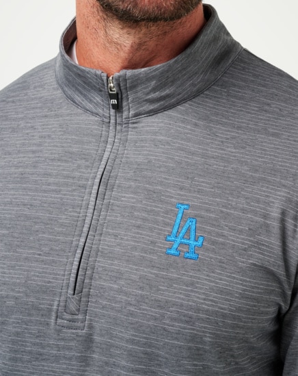 LOS ANGELES DODGERS THE HEATER QUARTER ZIP Image Thumbnail 5