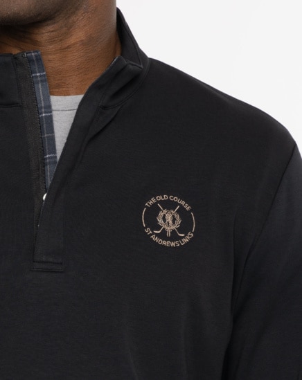 ST ANDREWS SHADOW CHECK QUARTER ZIP Image Thumbnail 4