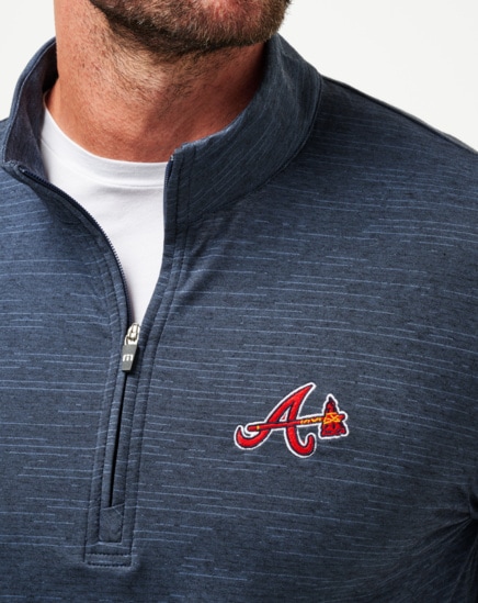 ATLANTA BRAVES THE HEATER QUARTER ZIP Image Thumbnail 4