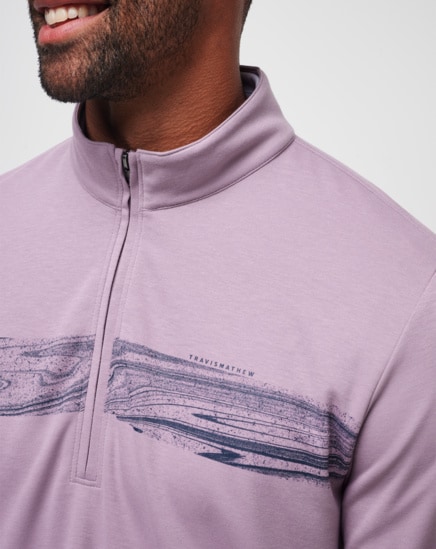 UPGRADED CHEST STRIPE QUARTER ZIP Image Thumbnail 4