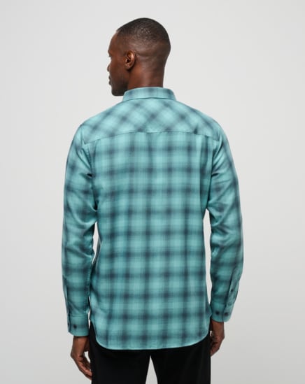 CLOUD FLANNEL PLAID BUTTON-UP Image Thumbnail 3