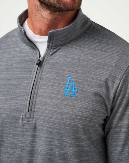 LOS ANGELES DODGERS THE HEATER QUARTER ZIP Image Thumbnail 4