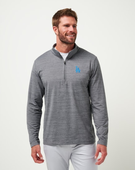 LOS ANGELES DODGERS THE HEATER QUARTER ZIP Image Thumbnail 1