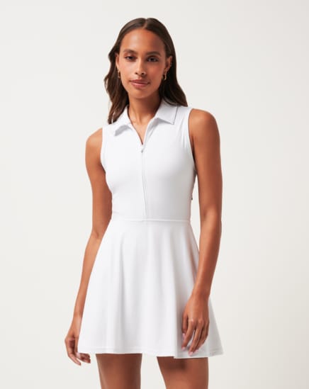 MOVEKNIT SLEEVELESS POLO DRESS 2.0 Image Thumbnail 0