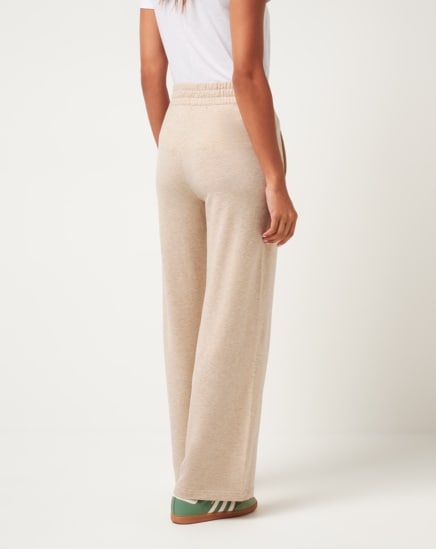 CLOUD TERRY WIDE LEG PANT Image Thumbnail 3