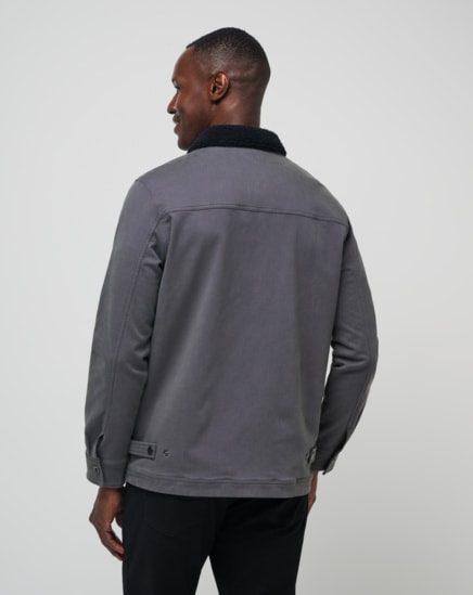 CLOUD DENIM SHERPA JACKET Image Thumbnail 3