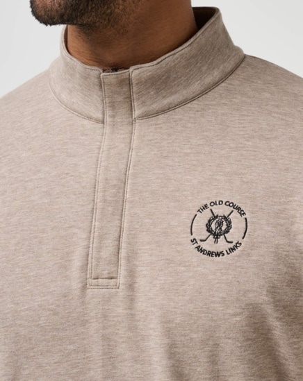 ST ANDREWS SHADOW CHECK QUARTER ZIP Image Thumbnail 4