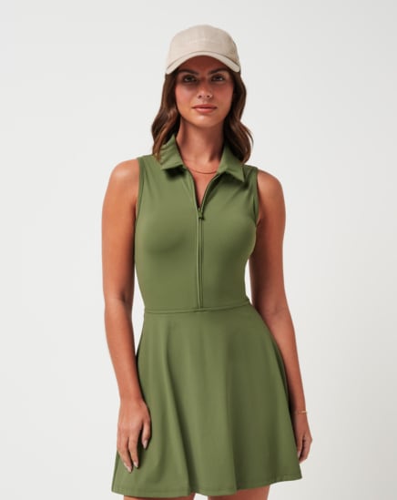 MOVEKNIT SLEEVELESS POLO DRESS 2.0 Image Thumbnail 0